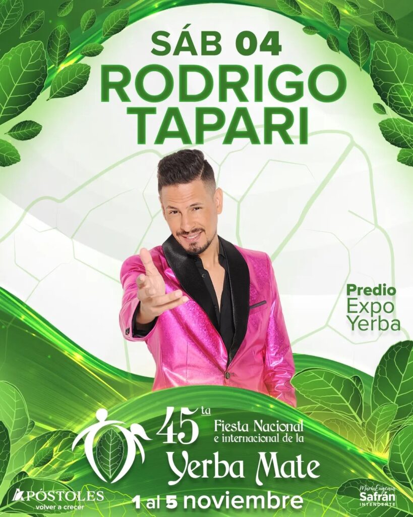Todo listo en Apóstoles para la Fiesta de la Yerba Mate | Fiestas y Caminos